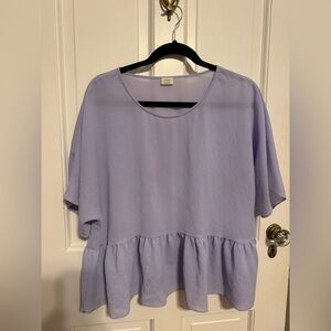 Aritzia Wilfred Lavender Blouse